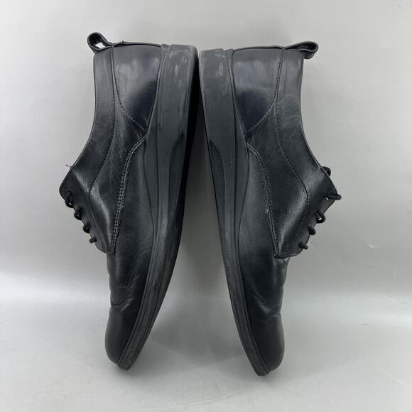 Amberjack The Original Oxford Men Size 11 M Black Leather Lace Comfort Shoes main image 4